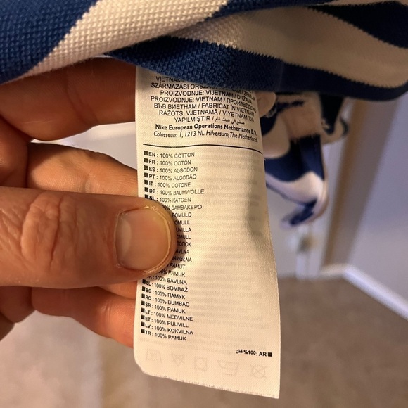 Mens Nike Sportswear Pique Polo Shirt Midnight Navy Size XL - Picture 7 of 8